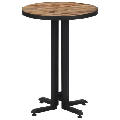 vidaXL Masă de bistro rotundă, &amp;Oslash;55x76 cm, lemn masiv de tec reciclat foto