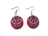 cercei lemn multicolor 45632
