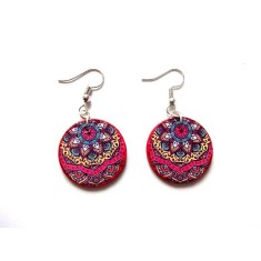 cercei lemn multicolor 45632