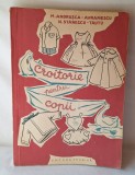 CROITORIE PENTRU COPII, carte foarte utila, de specialitate, ilustrata, autor M. Andrusca - Avramescu &amp; n. Tautu - Editura Tehnica, anul 1960
