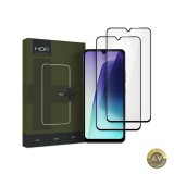 Folie de protectie Ecran HOFI Glass PRO+ pentru Xiaomi Poco C75 5G / C75 / Redmi 14C Sticla Securizata Full Glue Set 2 bucati 2.5D Neagra