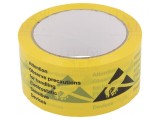 Etichetă Autoadezivă ESD Rola PVC 66m x 50mm