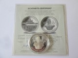 Rară! Cambodgia 3000 Riels 2004 Proof UNC arg.999:C.M.Fotbal,dm=39 mm,gr=31 gr, Asia, Argint