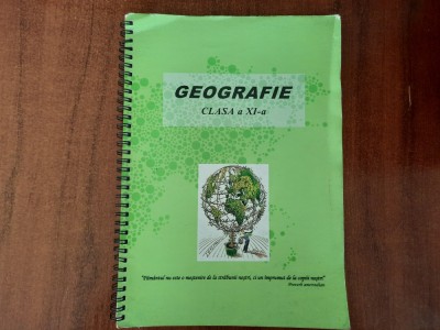 Geografie clasa a XI -a foto