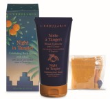 Exfoliant de corp Night in Tangier 150ml + manusa de corp 1 bucata, L&#039;Erbolario