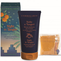 Exfoliant de corp Night in Tangier 150ml + manusa de corp 1 bucata, L'Erbolario