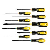 Set surubelnite Topex 9 piese cu suport, varf magnetic si maner ergonomic