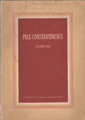 Paul Constantinescu - Coruri foto