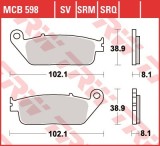 Cumpara ieftin Set placute frana TRW MCB598SRM - Honda CB 400-600-1000 - CBR 750 - VT 1100 Shadow - Kymco People - Xciting- Suzuki GSF - GSX 400cc