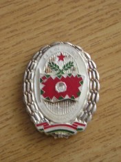 QW9 N 34 - insigna - militara - Ungaria - Elenjaro Szackszparanosnok - Specialist