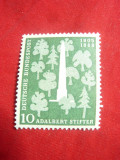 Serie RFG 1955 -150 Ani Ziua Adalbert Stifter -Scriitor Austriac ,1 valoare, Nestampilat