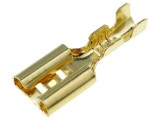 Terminal plat 4,7mm 0,5-1mm2 aurit mamă crimpate pe cablu