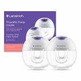 Pompa de s&acirc;n electrică dublă, portabilă, hands free, Lansinoh
