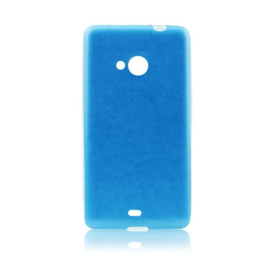 Husa MICROSOFT Lumia 640 - Jelly Piele (Bleumarin) foto