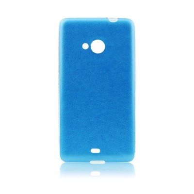 Husa SONY Xperia M4 Aqua - Jelly Piele (Bleumarin) foto