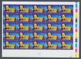 ROMANIA 2004 probe de tipar colita 25x eseu timbru S Dali hartie mai groasa alba