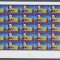 ROMANIA 2004 probe de tipar colita 25x eseu timbru S Dali hartie mai groasa alba