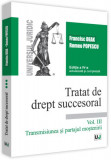 Transmisiunea și partajul moștenirii (Vol. 3) - Paperback brosat - Francisc Deak, Romeo Popescu - Universul Juridic