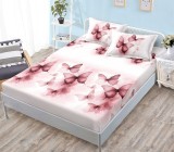 Cumpara ieftin Husa Pat cu Elastic 3 Piese 180x200 cm + 2 Fete Perna 50x75 cm