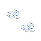 Cumpara ieftin Set 10 buline dublu adezive, diametru 6 cm, negru
