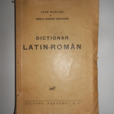 Ioan Nadejde, Amelia Nadejde Gesticone - Dictionar Latin-Roman 1894 prima editie