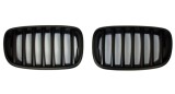Grila radiator masca fata Bmw X5 (E70) 04.2010-11.2013, X5 (E70) 10.2006-04.2010, stanga+dreapta, negru; Tuning