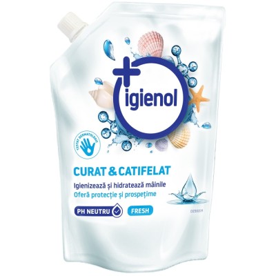 Sapun lichid Igienol Fresh, rezerva, 500 ml foto