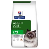 Cumpara ieftin Hill's Prescription Diet Feline R/D 3kg - Hrana Uscata Terapeutica Pisici Supraponderale pentru Slabire si Controlul Greutatii