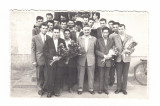 Foto clasa de baieti absolventi, Alb-Negru, Romania de la 1950, Portrete