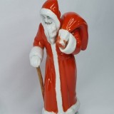 Mos Craciun (Mos Gerila) - bibelou portelan romanesc (RAR), vechi, vintage