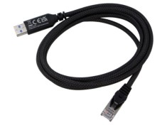 Cablu USB 3.0 la RJ45 Cat 6, 2m, negru, LOGILINK