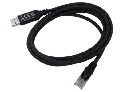 Cablu USB 3.0 la RJ45 Cat 6, 2m, negru, LOGILINK foto