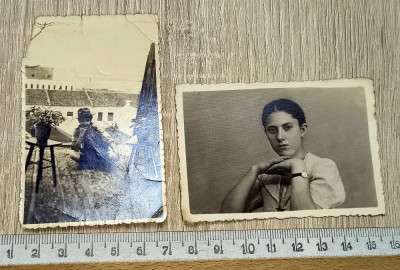LOT 2 FOTOGRAFII VECHI ANII 30 FOTO SPORT BRAILA foto