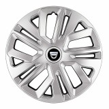 Set 4 Capace Roti 16 inchi (R16) Raven Gri, Compatibile Cu Dacia