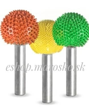 GULIČKA -pr. 22 mm stopka 6 mm, Granulatie Saburr Mega ASPRA - Albastra