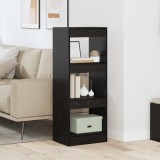 VidaXL Dulap pentru cărți Stejar negru 40 x 30 x 103 cm Lemn compozit