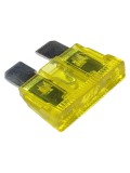 Siguranta auto CBR 20A tip lamelara, galbena, pentru protectia circuitelor