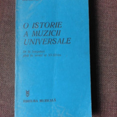 O ISTORIE A MUZICII UNIVERSALE - CHRISTIAN FRIEDRICH DANIEL SCHUBART