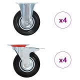 vidaXL Roți, 8 buc., 125 mm 278046