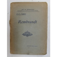 REMBRANDT par ANDRE - CHARLES COPPIER , 1920