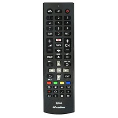 Telecomanda TLC04, Meliconi, Pentru televizoare Philips, 2 x AAA, 1.5 V, Negru