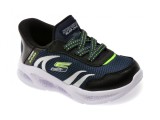 Cumpara ieftin Pantofi sport SKECHERS bleumarin, METEOR-LIGHTS, din material textil