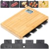 Set 4 tocătoare de bucătărie cu suport, suprafață antiderapantă, culori variate, ideale pentru HoReCa (Engros)