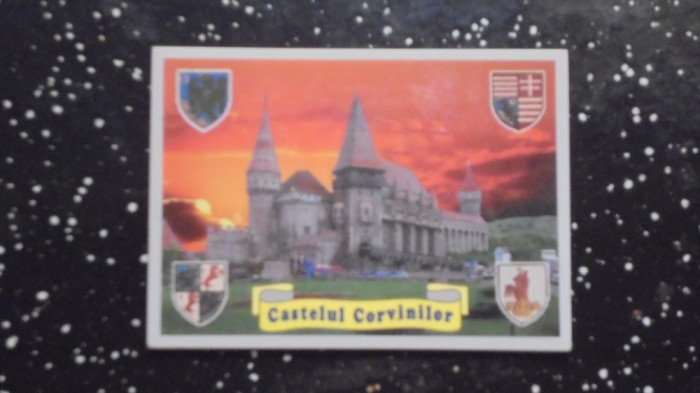 MAGNET FRIGIDER - HUNEDOARA - CASTELUL CORVINILOR.