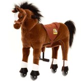 Cal Amadeus de călărit cu roți, 3-5 ani, dimensiune mică, sarcină max 40kg,  70x27x67cm