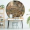 WallArt Tapet &icirc;n formă de cerc &bdquo;Animals of Africa&rdquo;, 190 cm 440365