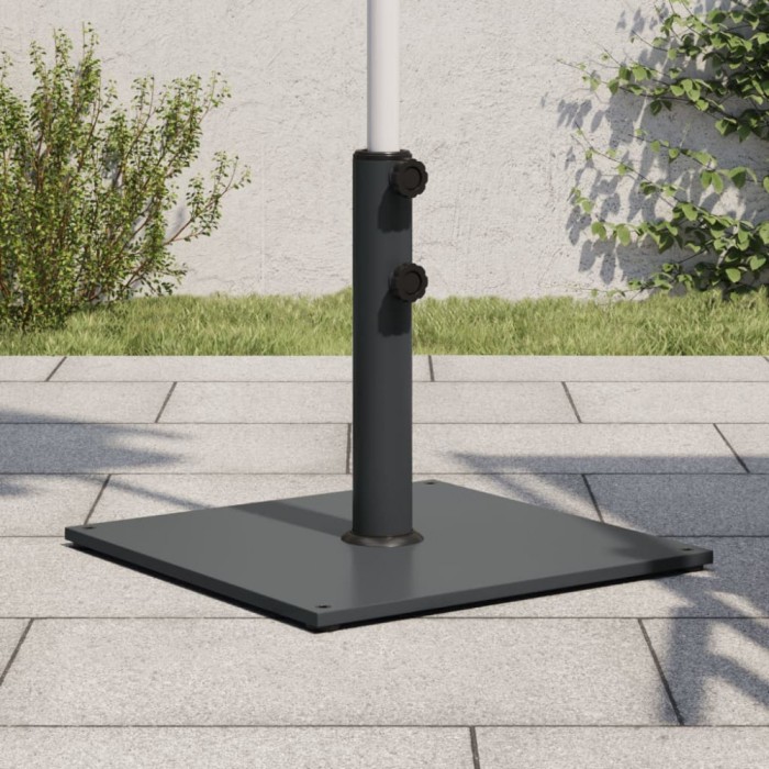 vidaXL Suport umbrelă pentru st&acirc;lpi &Oslash;32/38/48 mm, 17 kg, pătrat 368680