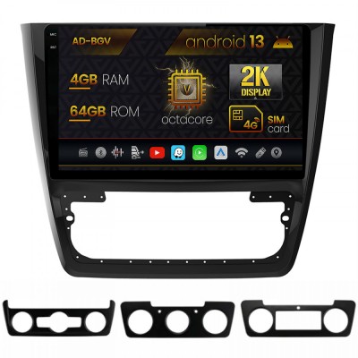 Navigatie Skoda Yeti, Android 13, V-Octacore 4GB RAM + 64GB ROM, 10.36 Inch - AD-BGV10004+AD-BGRKIT040 foto