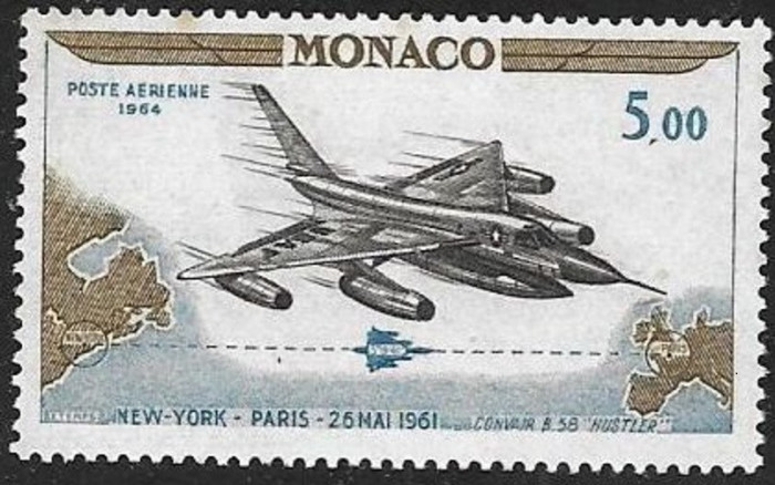 C4757- Monaco 1964 - Aviatie neuzat,perfecta stare