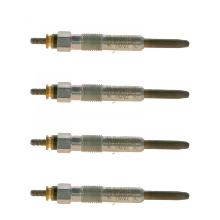 Set 4 bujii incandescente Bosch pentru Honda Accord VI, Civic VI, Land Rover Freelander, Mg Zs, Renault Espace III, Laguna I, Megane I, Safrane II, Ro